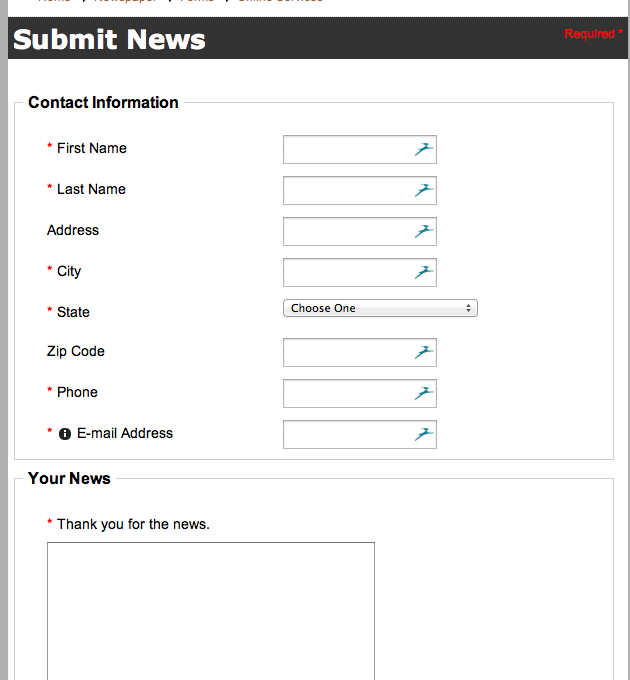 Submit news