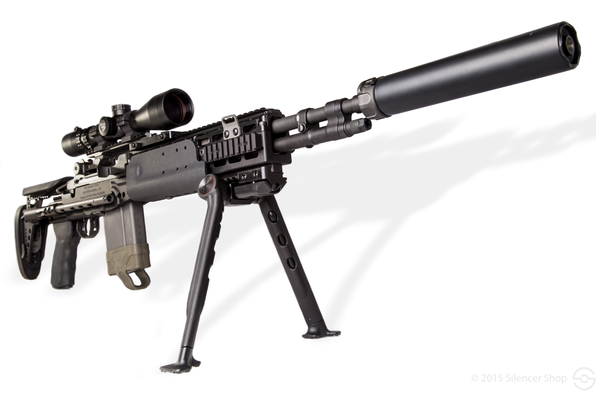 Rifle silencer