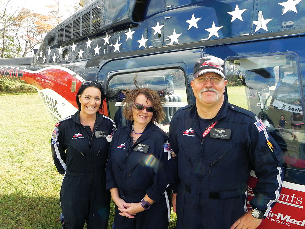 Air Evac chopper crew