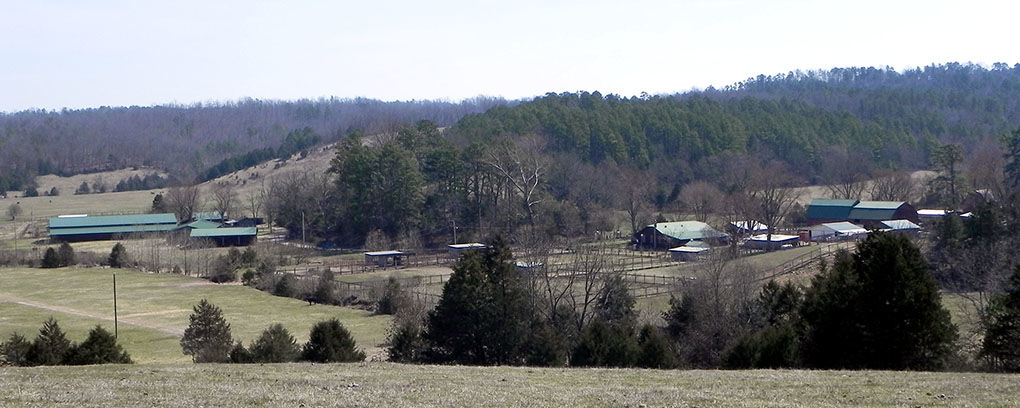 View of Ashley Creek large Animal and Wildlife Rescue and Sanctuary