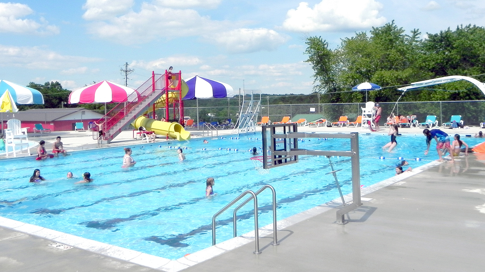 picture at municipal swimming pool