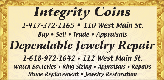 Integrity Coins and Dependable Jewelry Repair