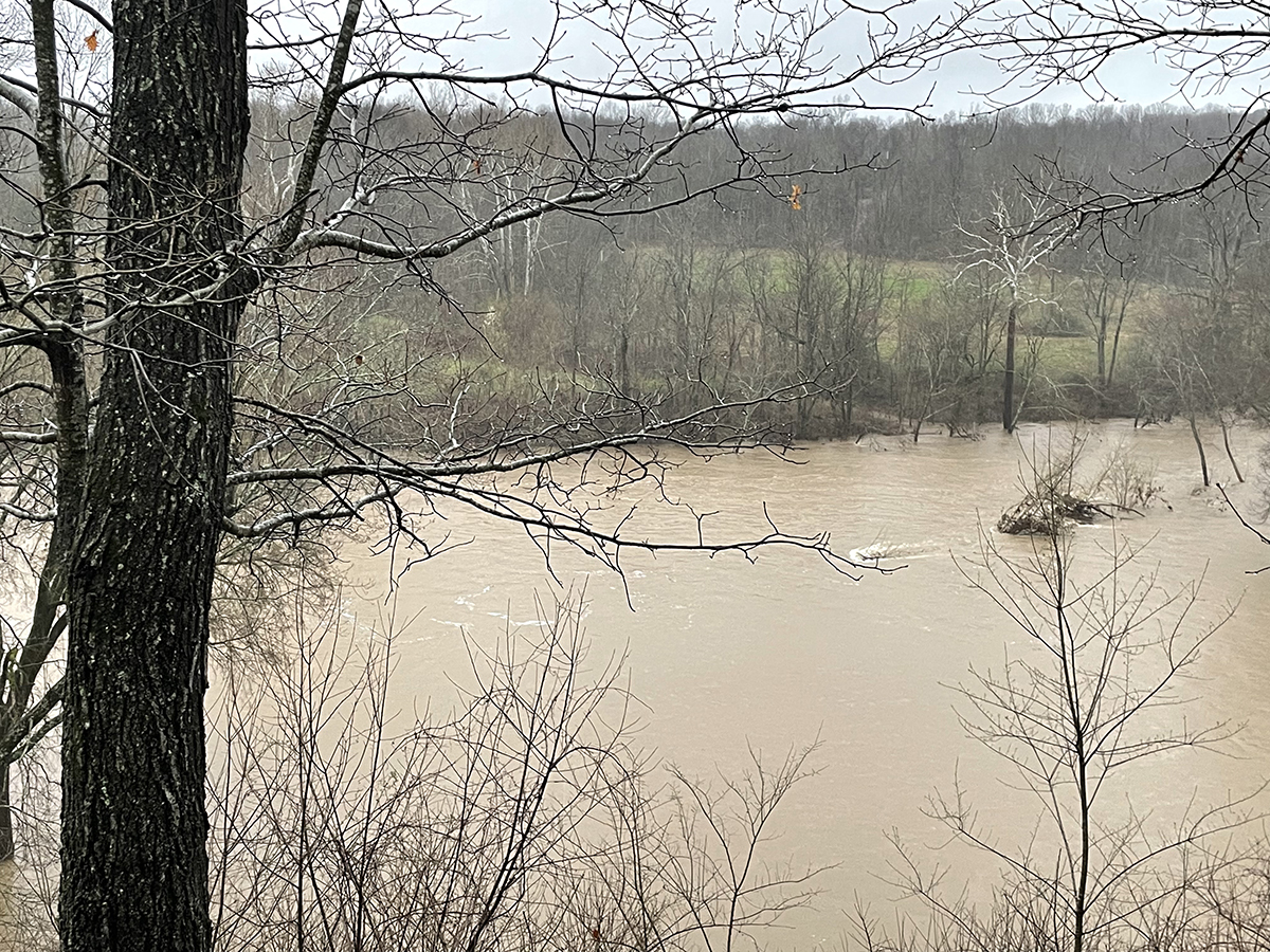 Big Piney River flooding picture